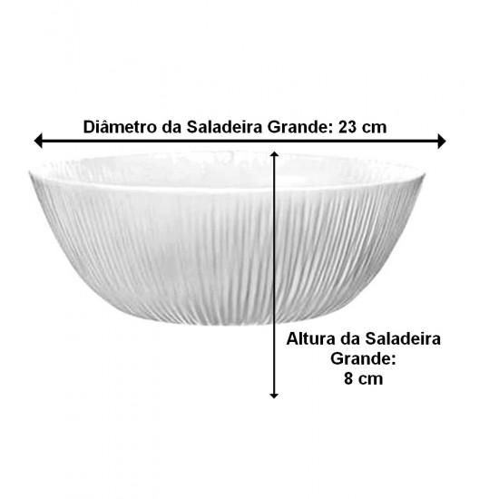 Jogo Sobremesa 7 Peças Coconut Bormioli Rocco